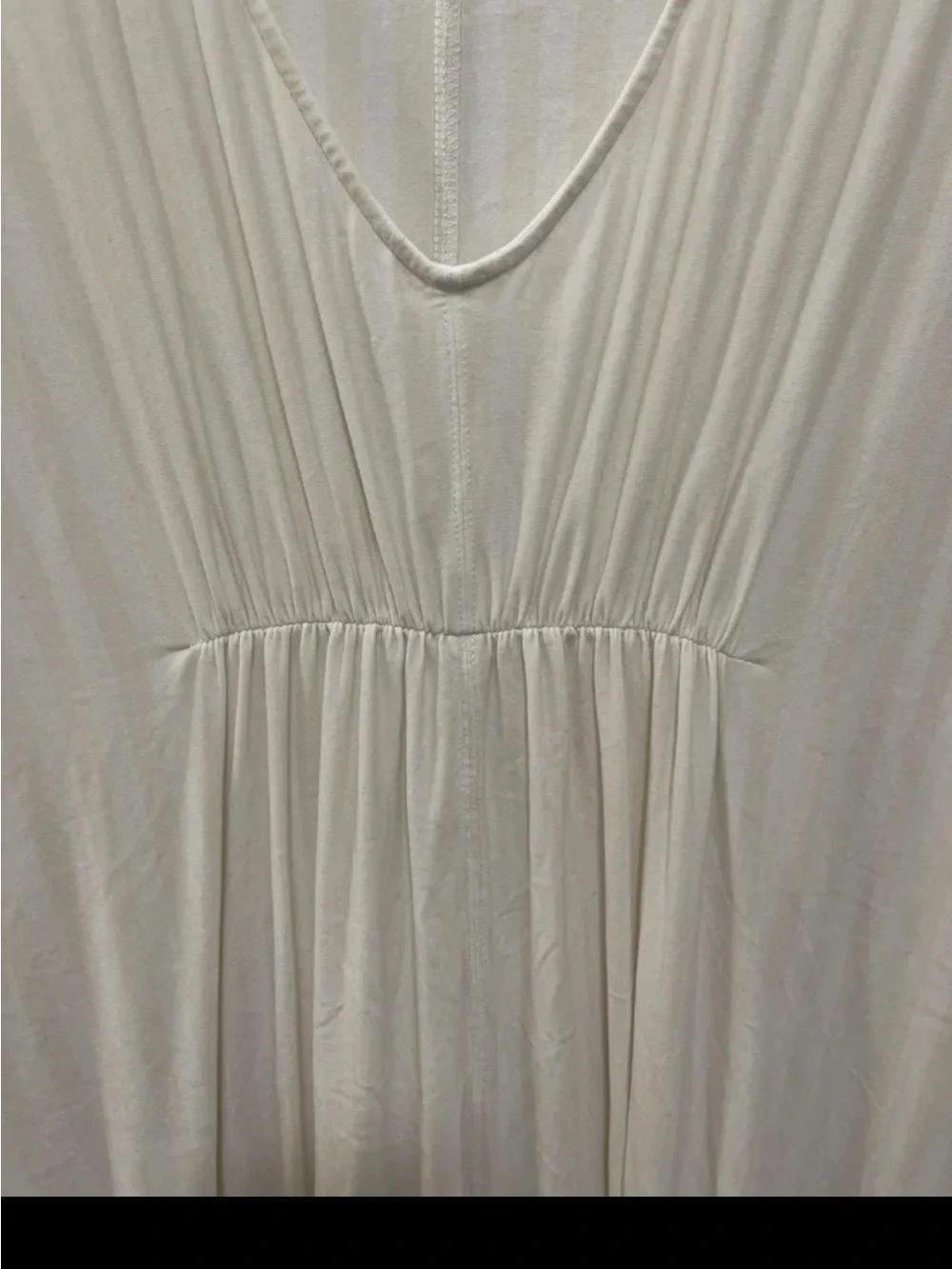 Lake cream  Sleep Caftan Nightgown Sz large long sleeves